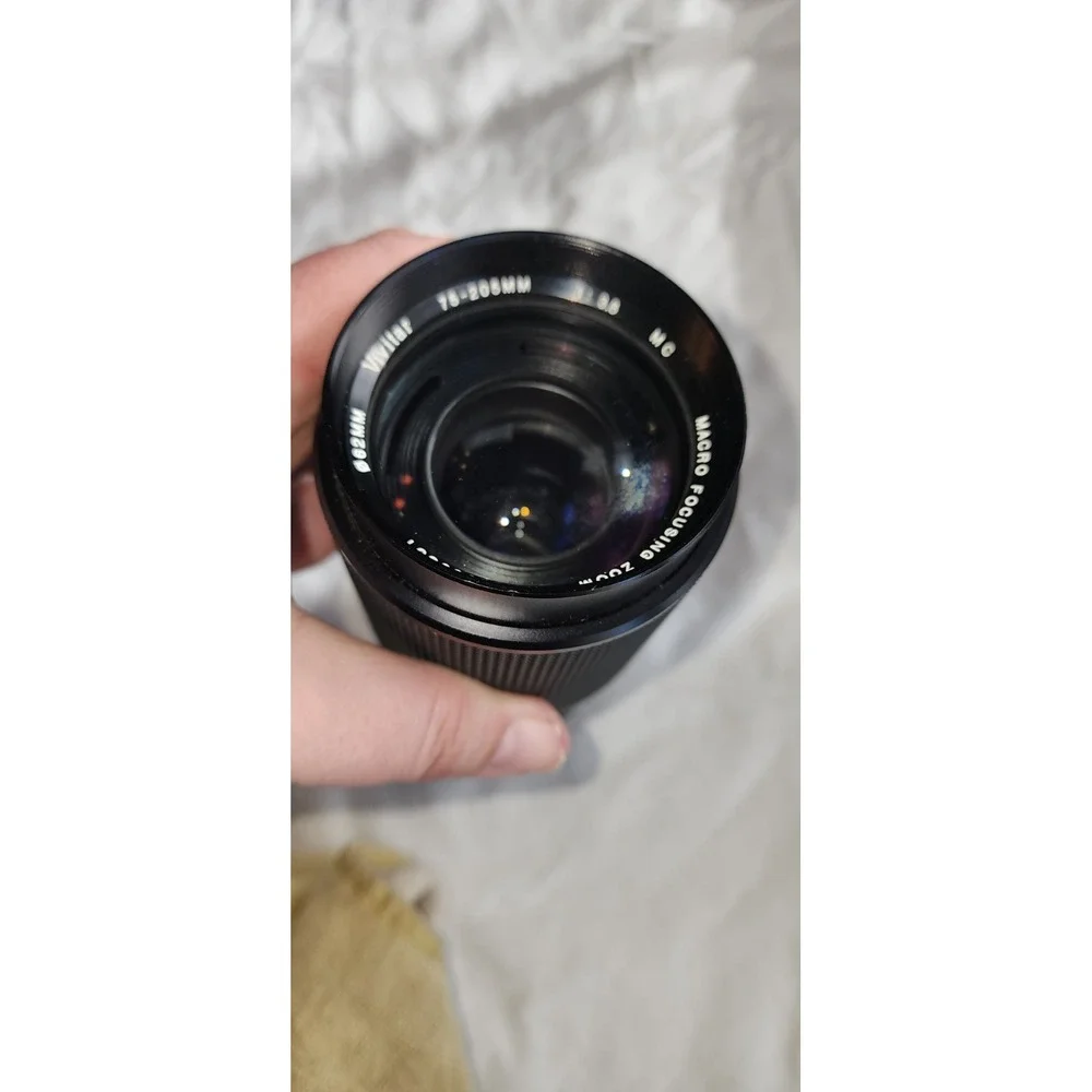 Vivitar 75-205mm 1: 3.8 MC Zoom Lens for Canon Macro Focusing Zoom C/FD Japan